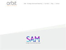 Tablet Screenshot of orbit-design.com